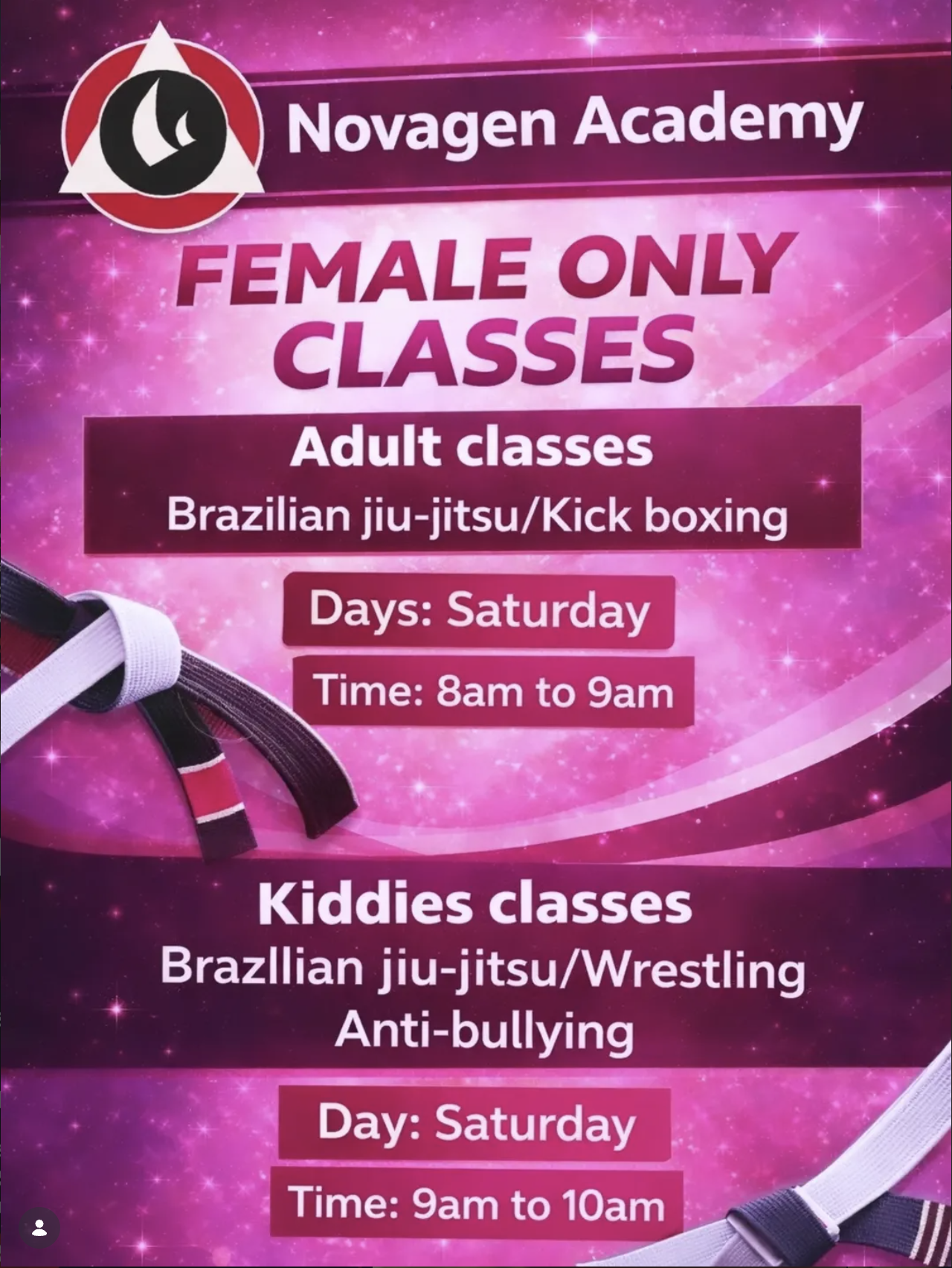 Novagen Brazilian Jiu Jitsu — inside the gym 1
